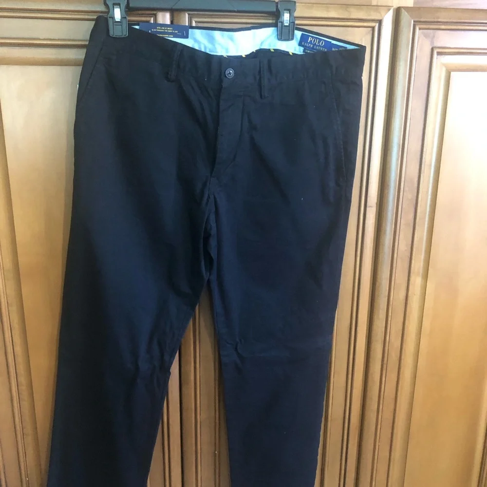Ralph Lauren Men's Black Chino Pants